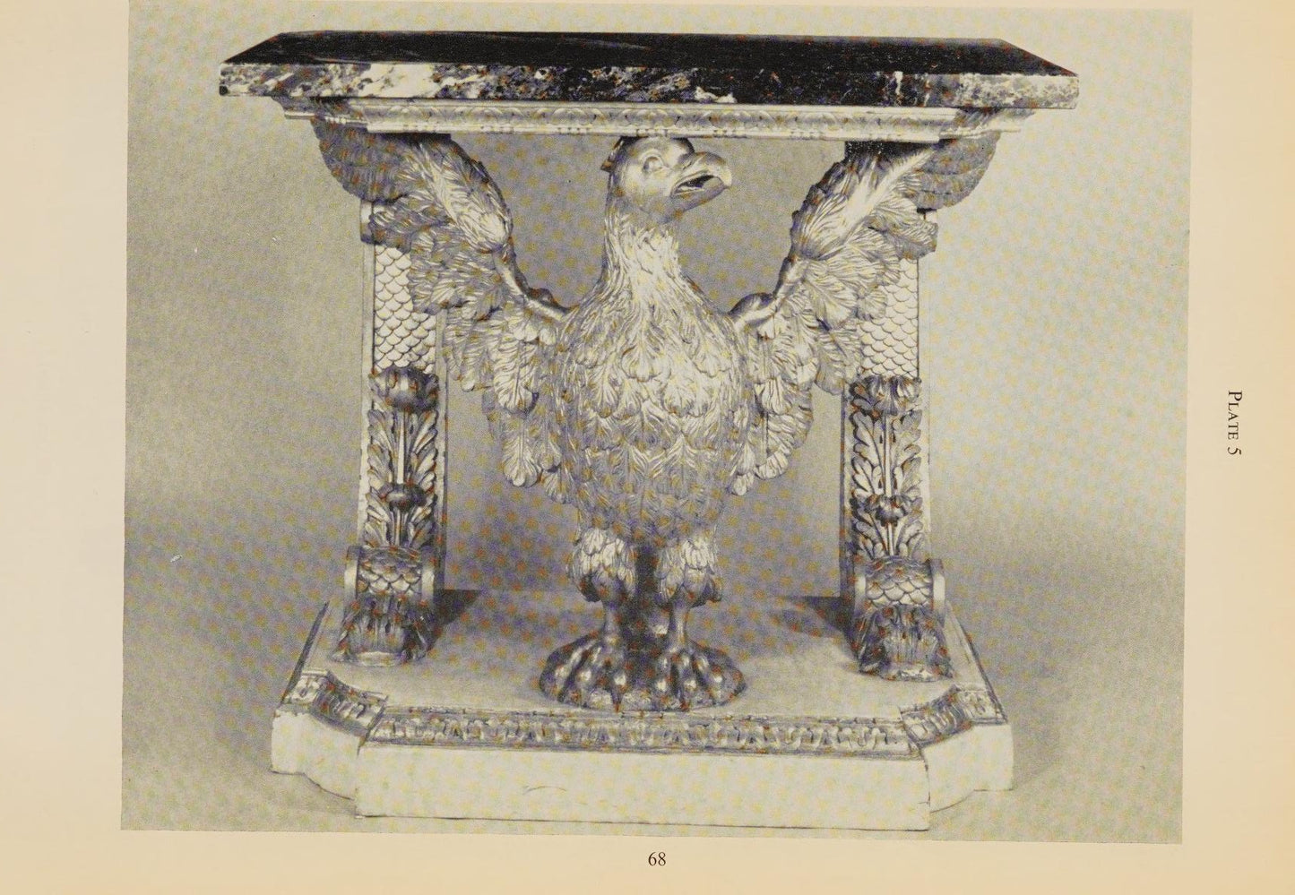 George II Single Eagle Console Table