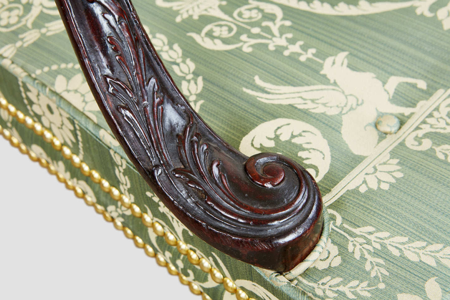 Mahogany Gainsborough Open Armchair