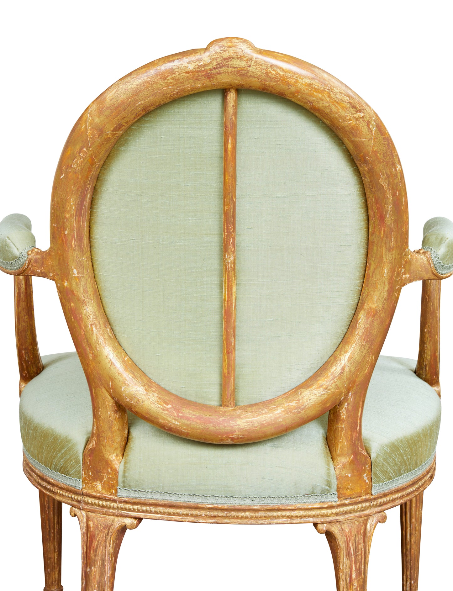 Pair of Gilded Open Armchairs Attributed to Thomas Chippendale, c. 1780