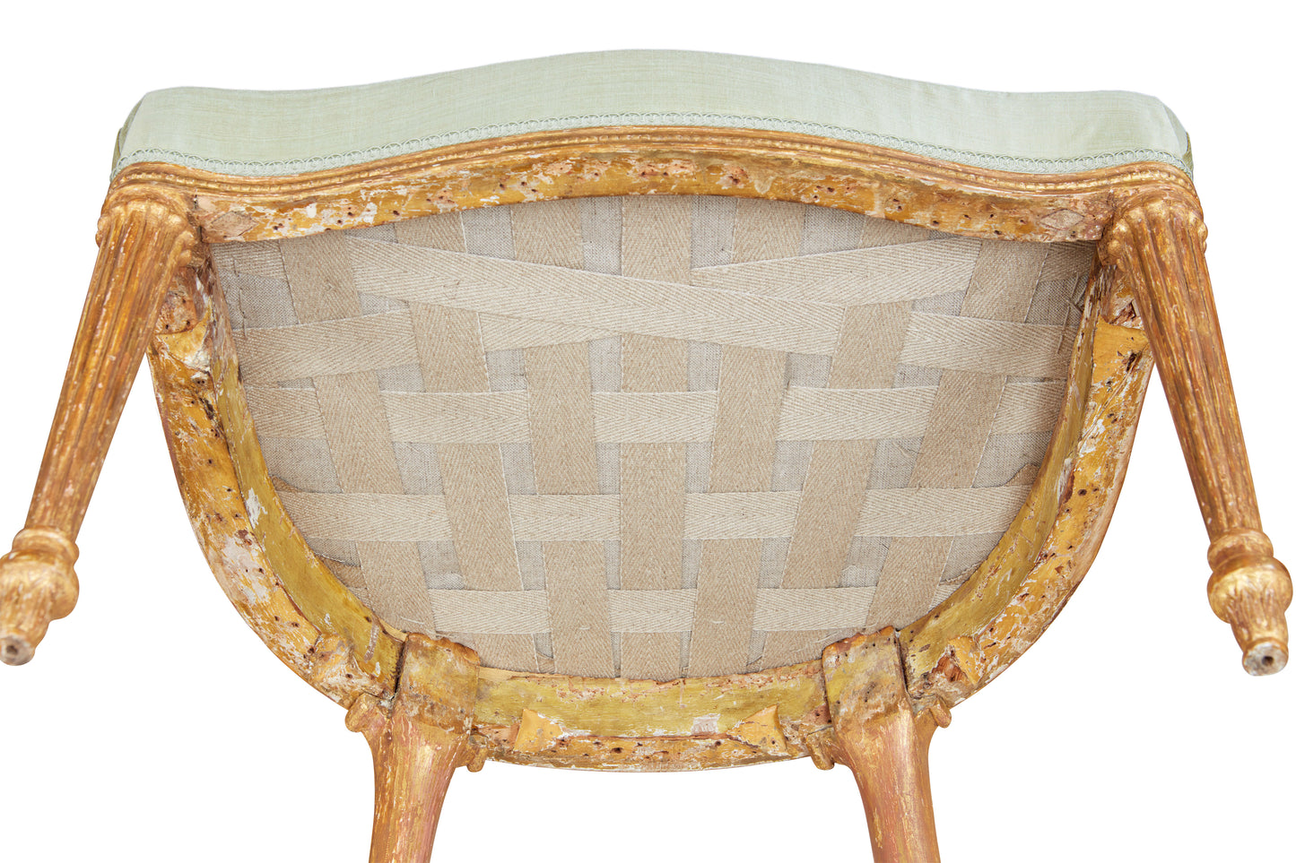 Pair of Gilded Open Armchairs Attributed to Thomas Chippendale, c. 1780