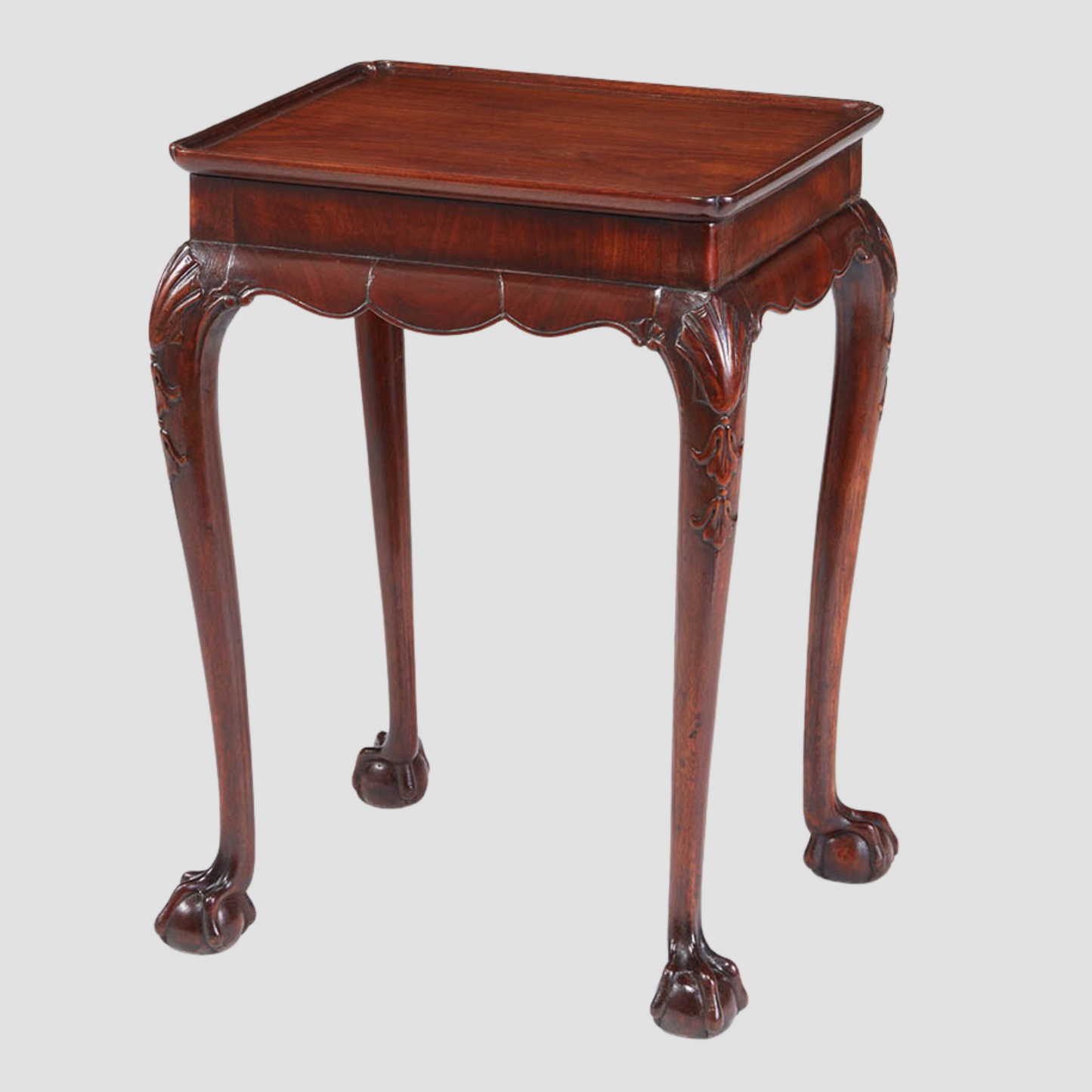 Irish mahogany tray top occasional table circa. 1760