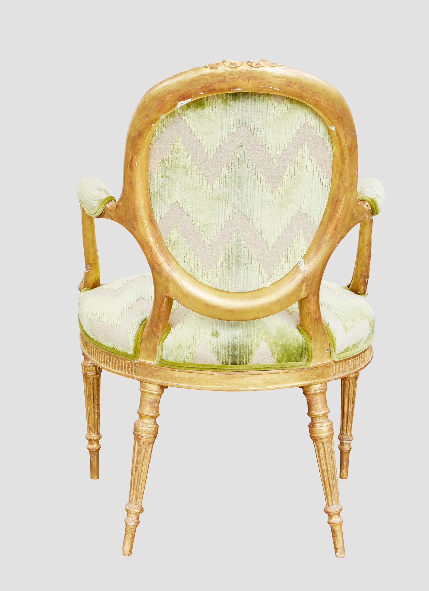 Linnell Carved Giltwood Armchair