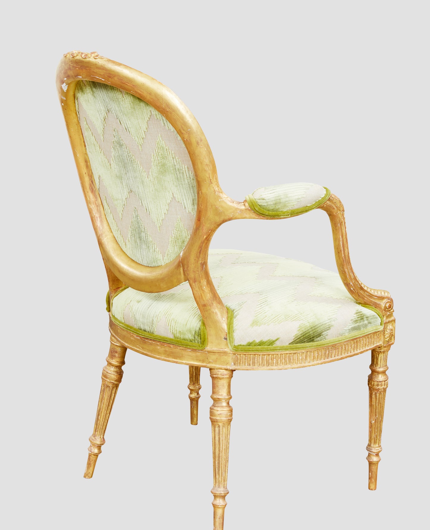 Linnell Carved Giltwood Armchair