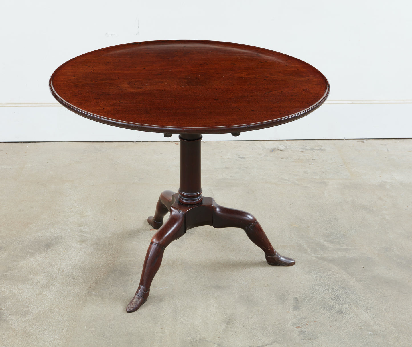 Fine Isle of Man Mahogany Tripod Table, circa 1770
