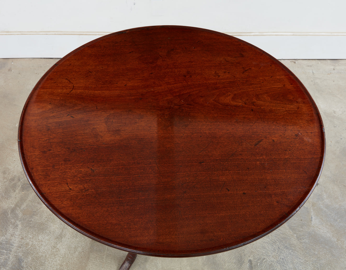 Fine Isle of Man Mahogany Tripod Table, circa 1770