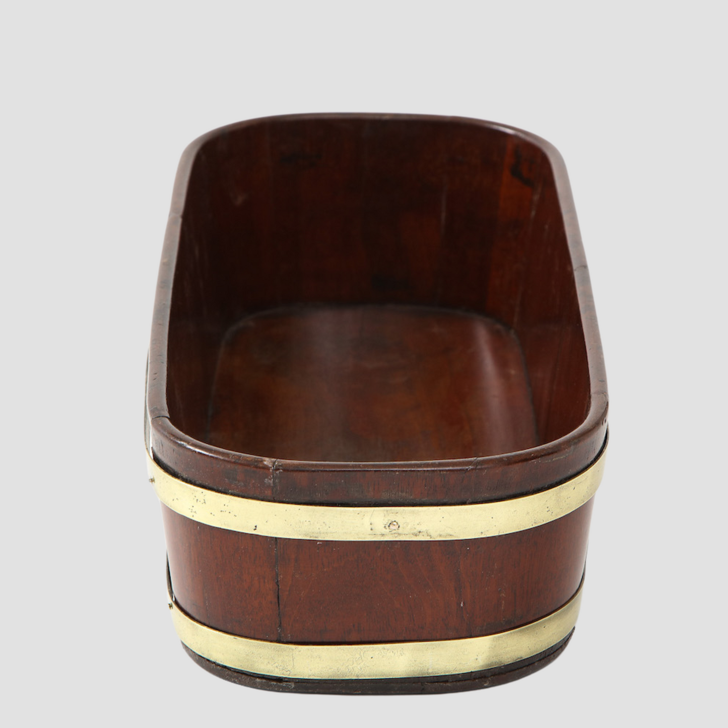 Mahogany Brass Bound Bread Tray