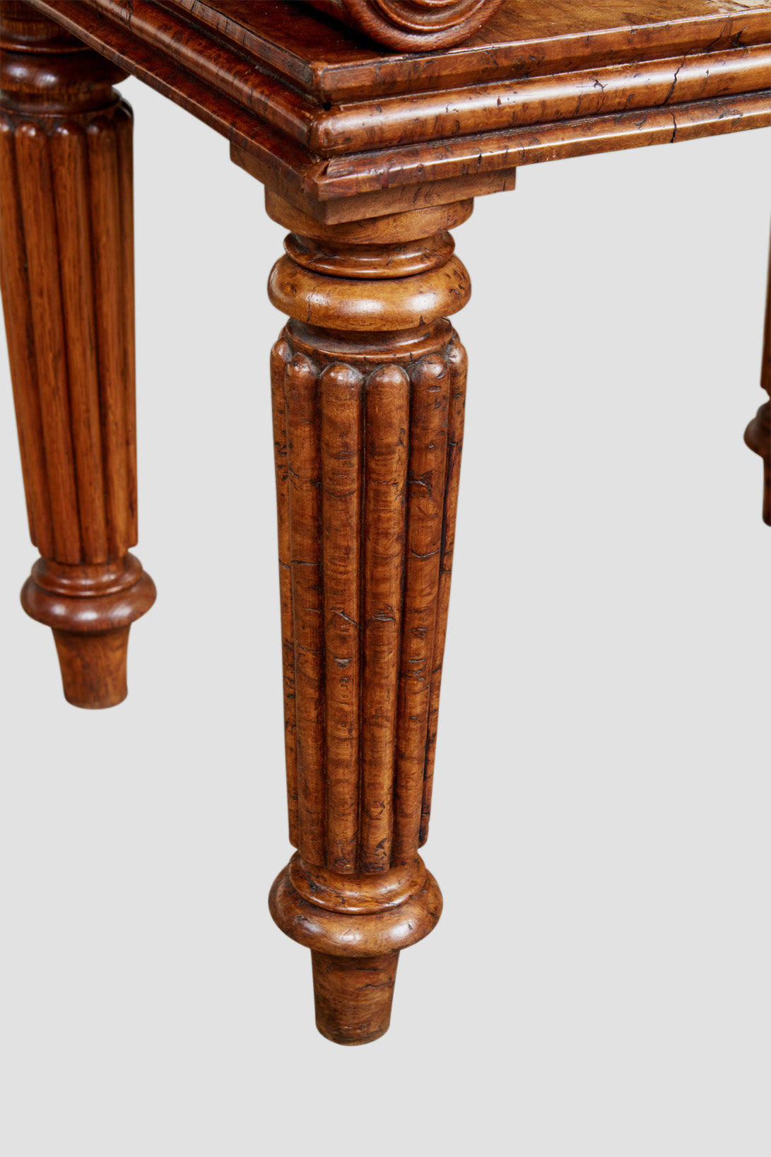 William IV Burr Oak Stool circa 1835