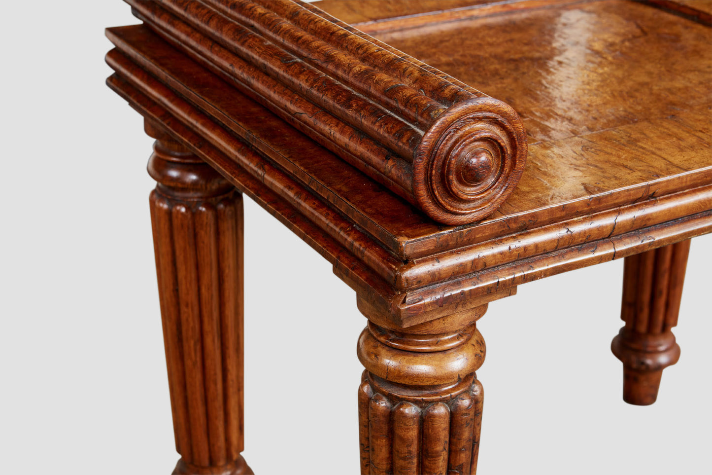 William IV Burr Oak Stool circa 1835