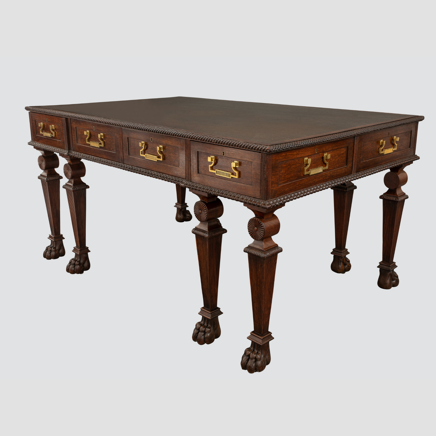 Regency Mahogany Writing Table in the Manner of Thomas Hope