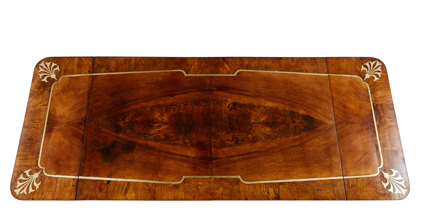 George Bullock Style Sofa Table of Rosewood and Oak, c. 1830