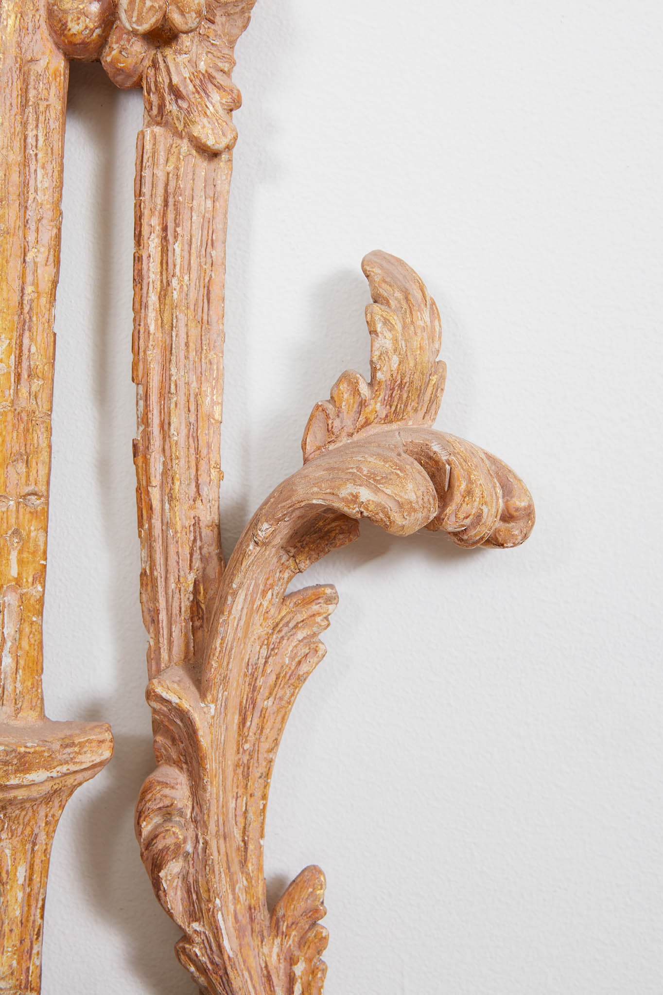 Tall Rococo Giltwood Pier Mirror