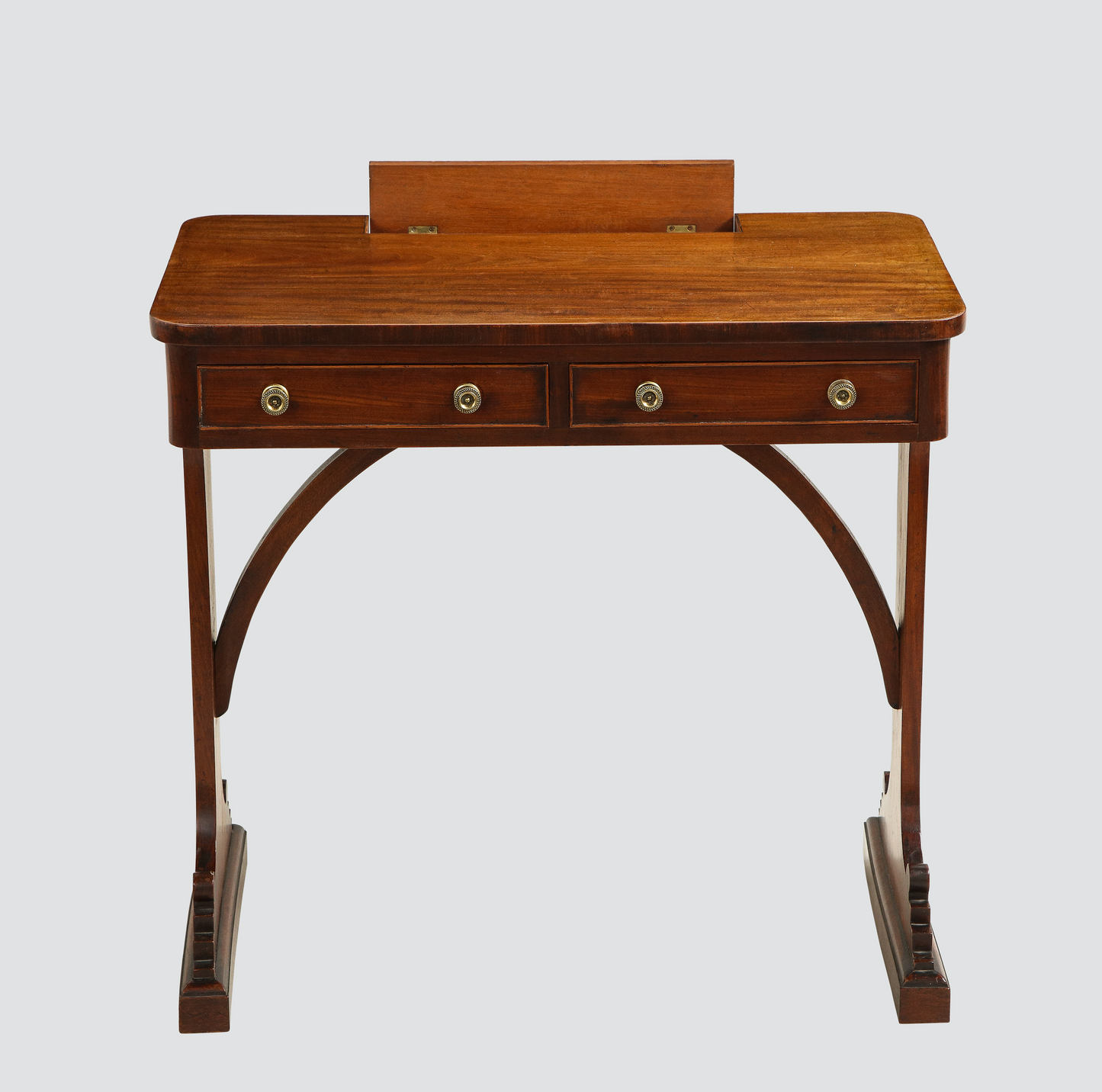 Two Drawer Mahogany Writing Table