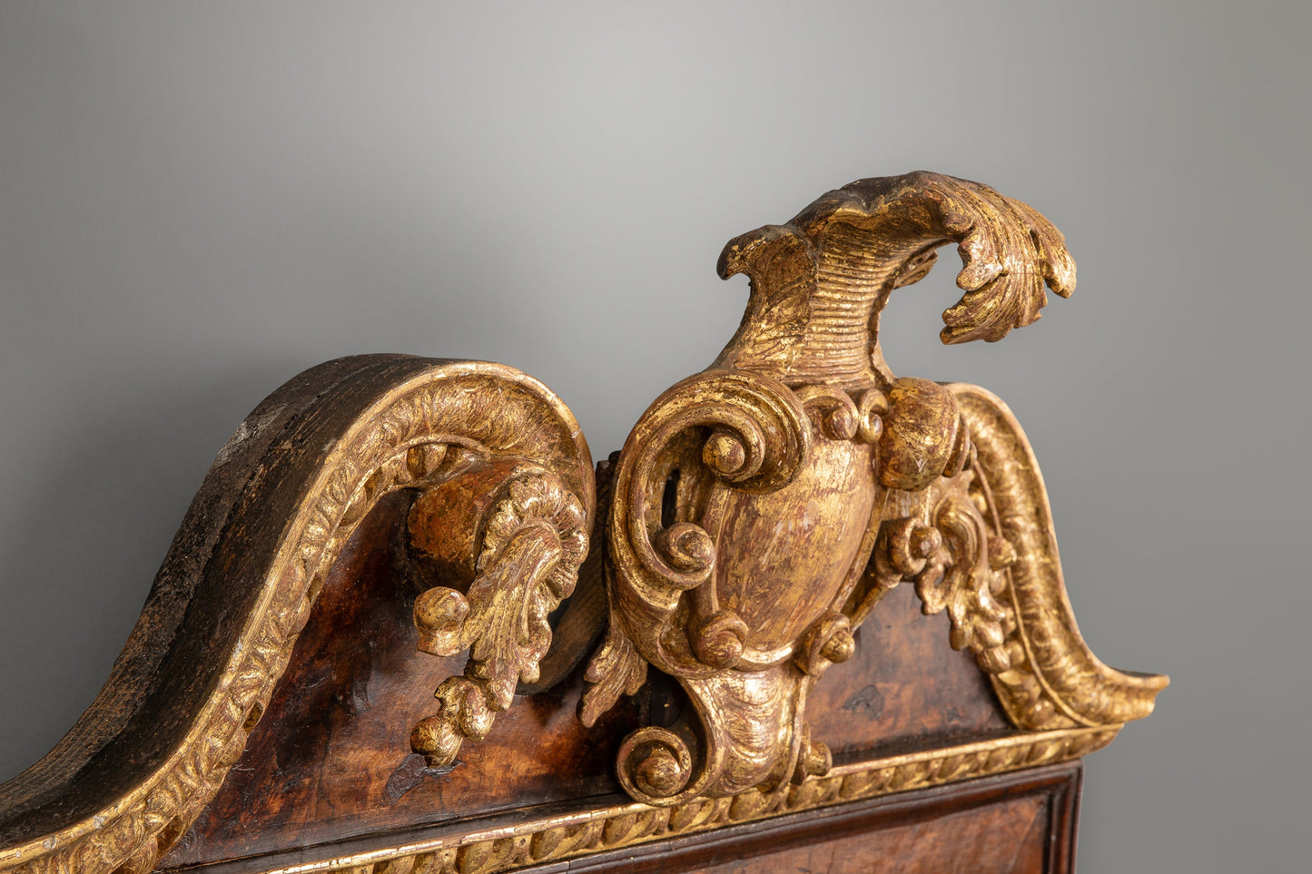 George-II-Burr-Walnut-and-Parcel-Gilt-Mirror-2
