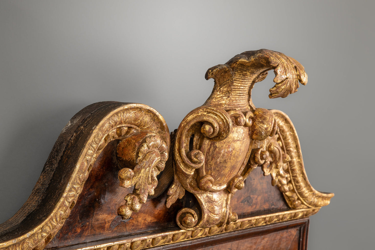 George-II-Burr-Walnut-and-Parcel-Gilt-Mirror-2