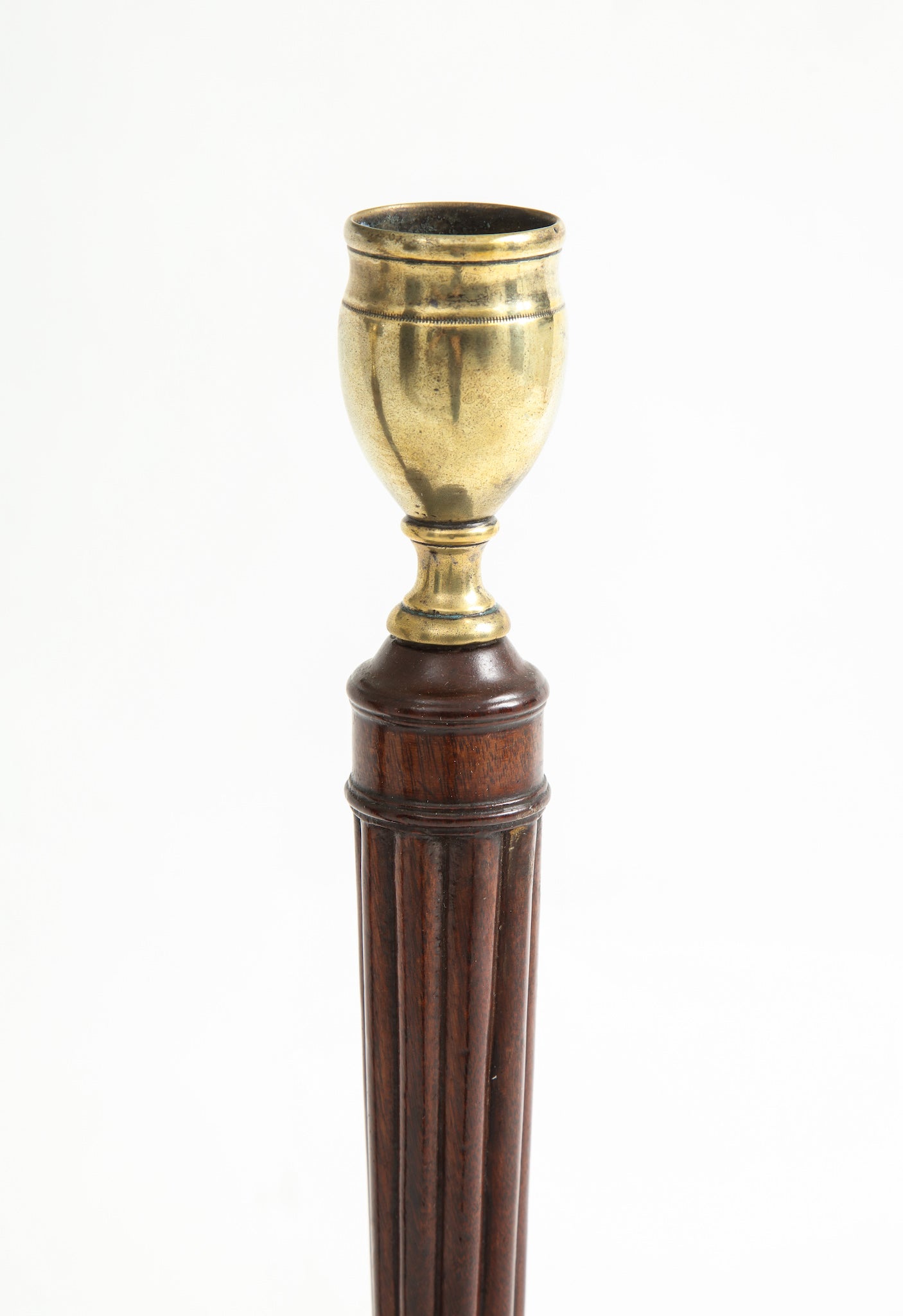 Pair-of-mahogany-and-brass-candlesticks-9