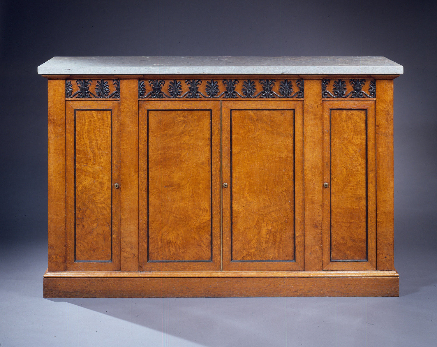 Pair-of-pollard-oak-and-ebonized-cabinets
