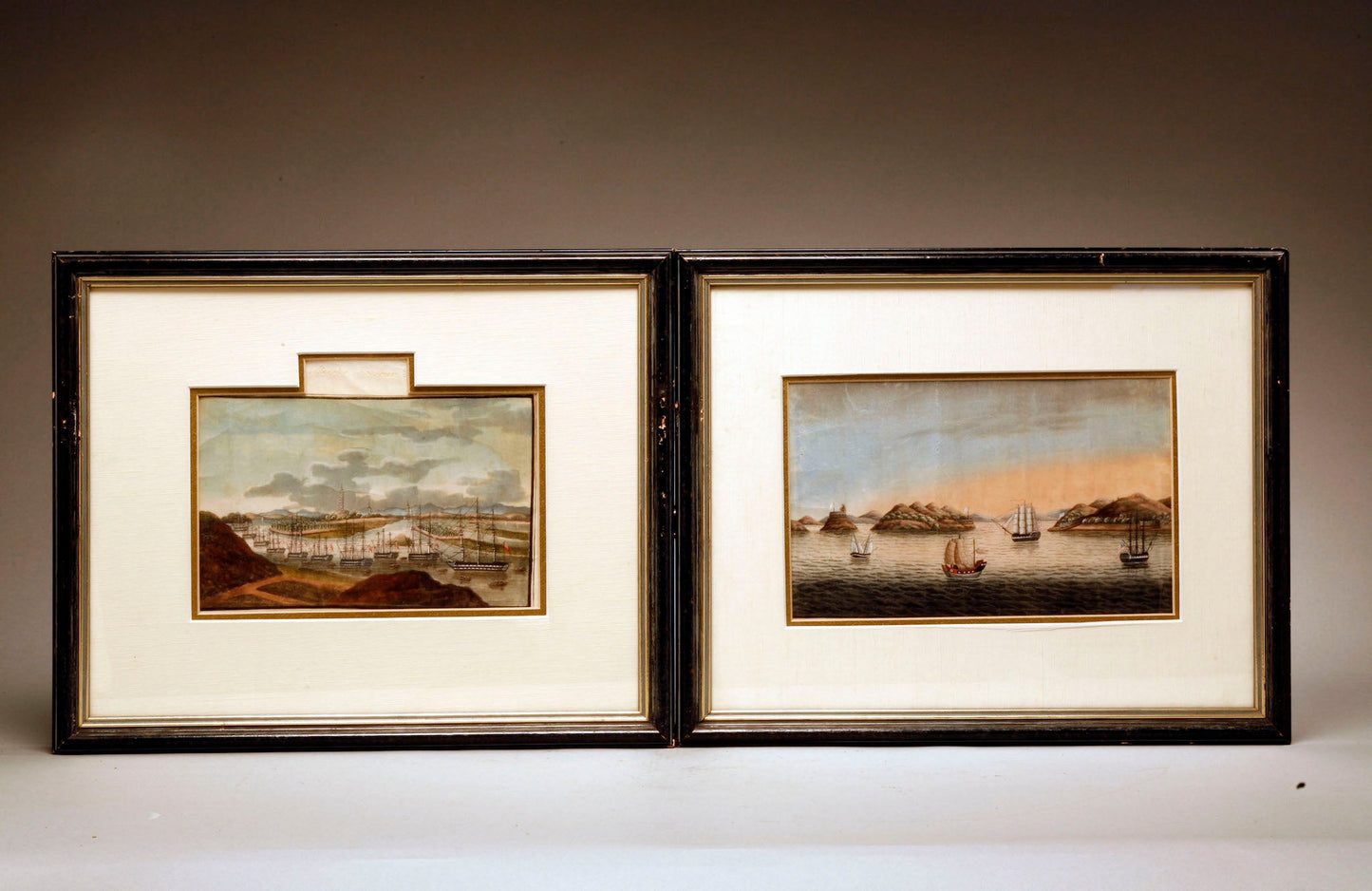 Chinese-Watercolor-Harbor-Scenes
