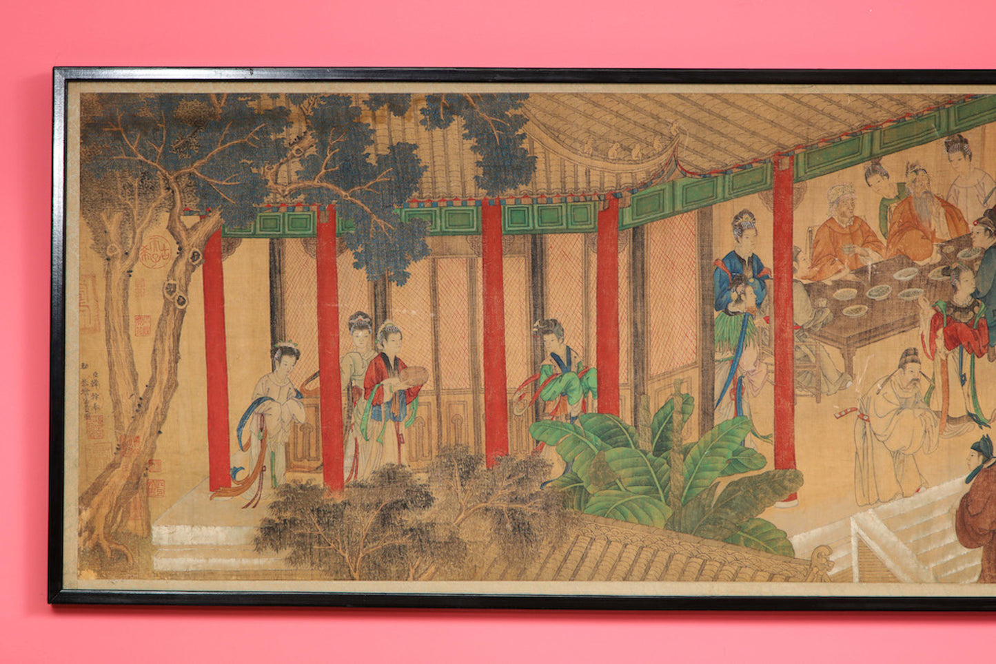 Chinese Court Painting on Silk