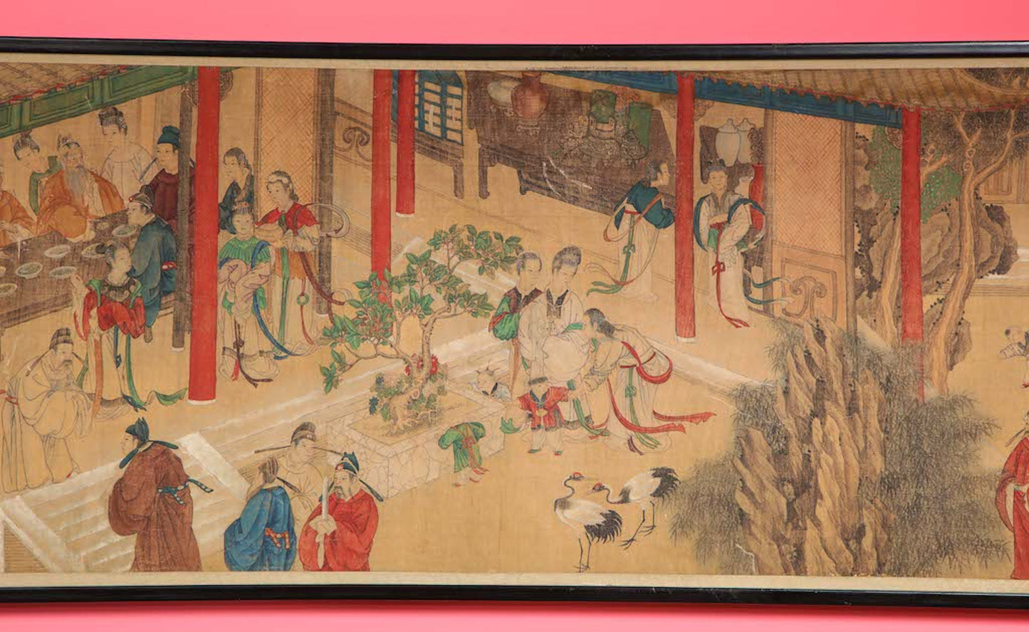 Chinese Court Painting on Silk