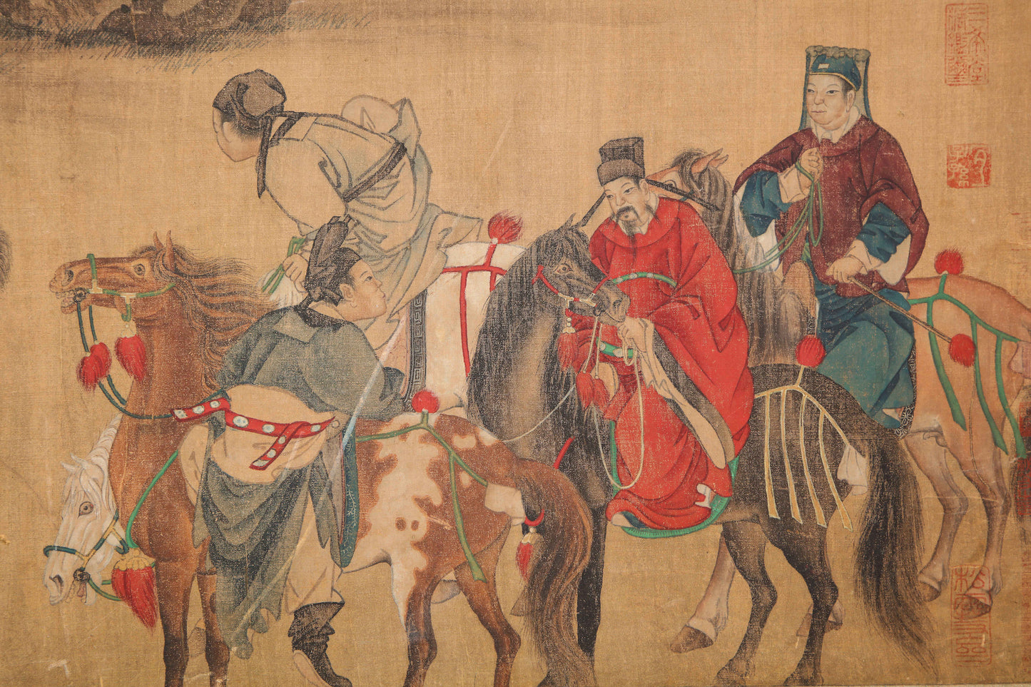Chinese Court Painting on Silk