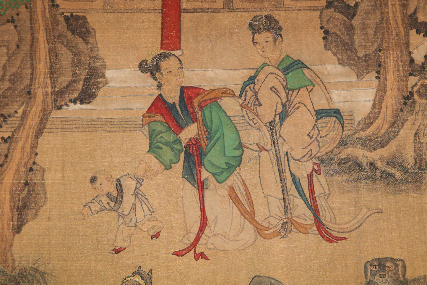 Chinese Court Painting on Silk