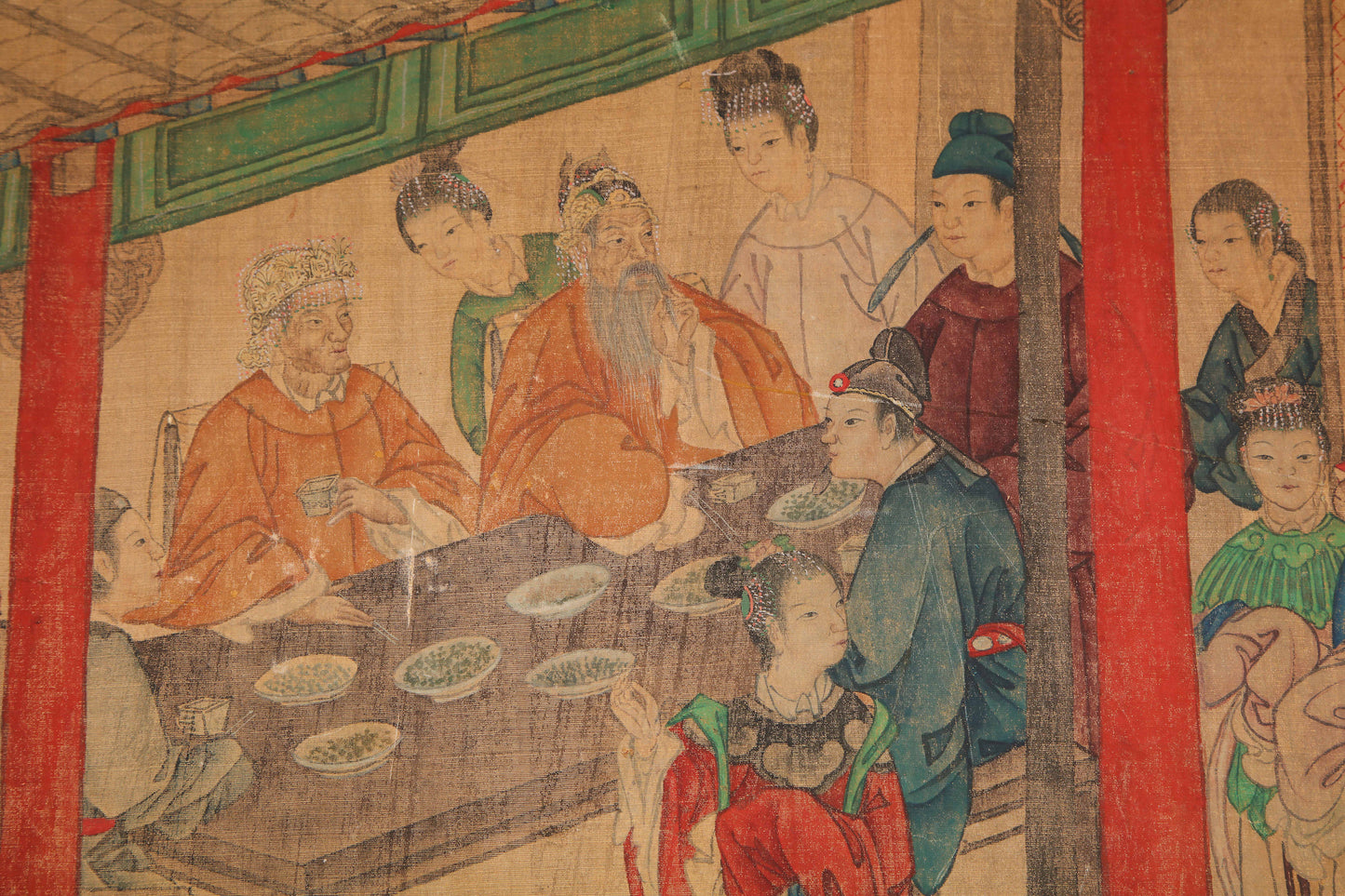 Chinese Court Painting on Silk