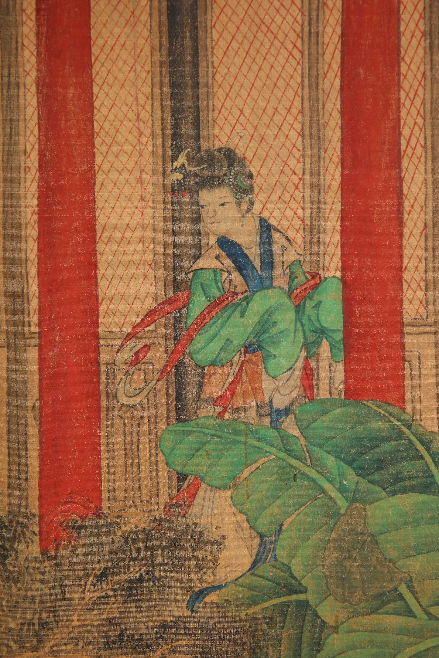 Chinese Court Painting on Silk