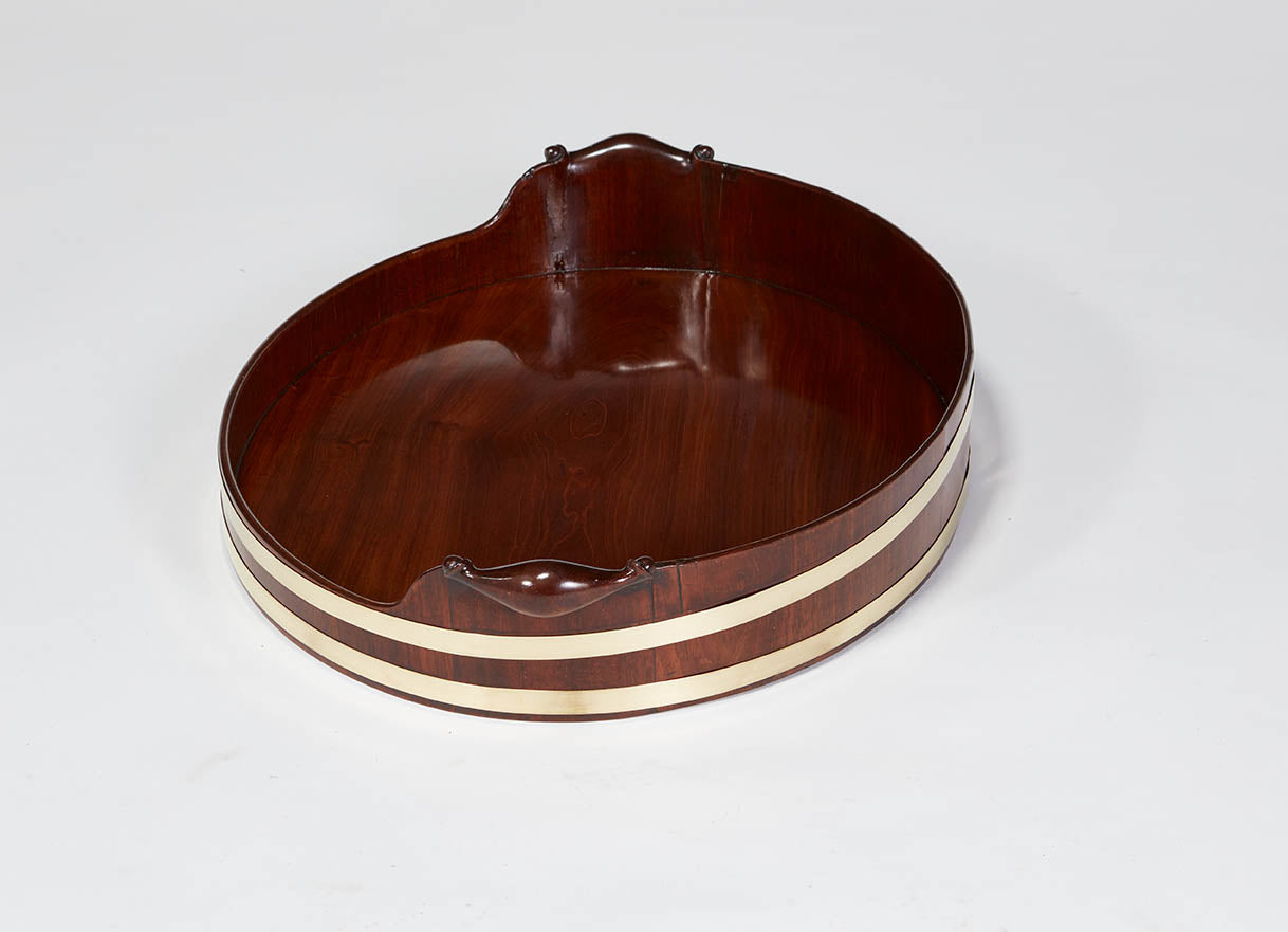 Oval Mahogany Tray