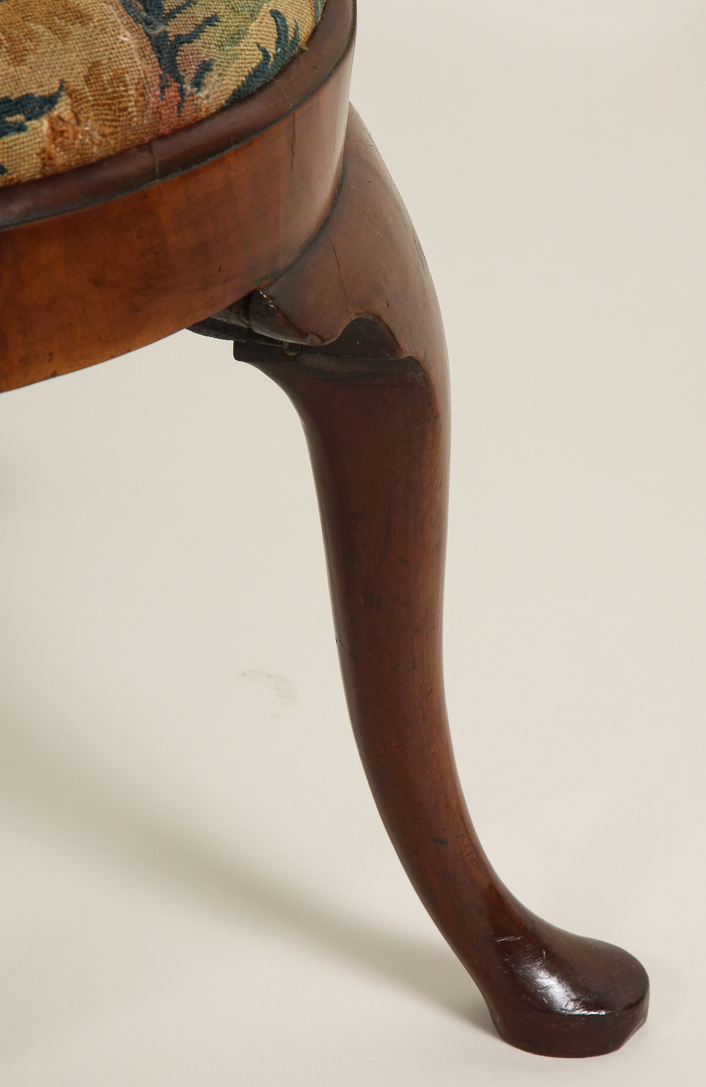Mahogany Open Armchair Circa 1745