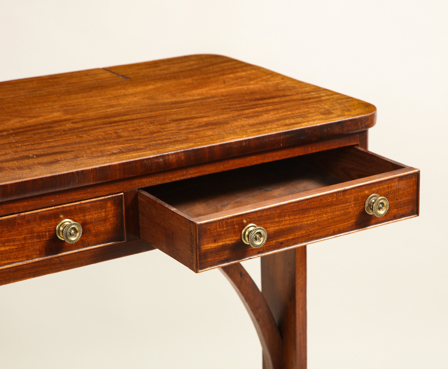 Two Drawer Mahogany Writing Table