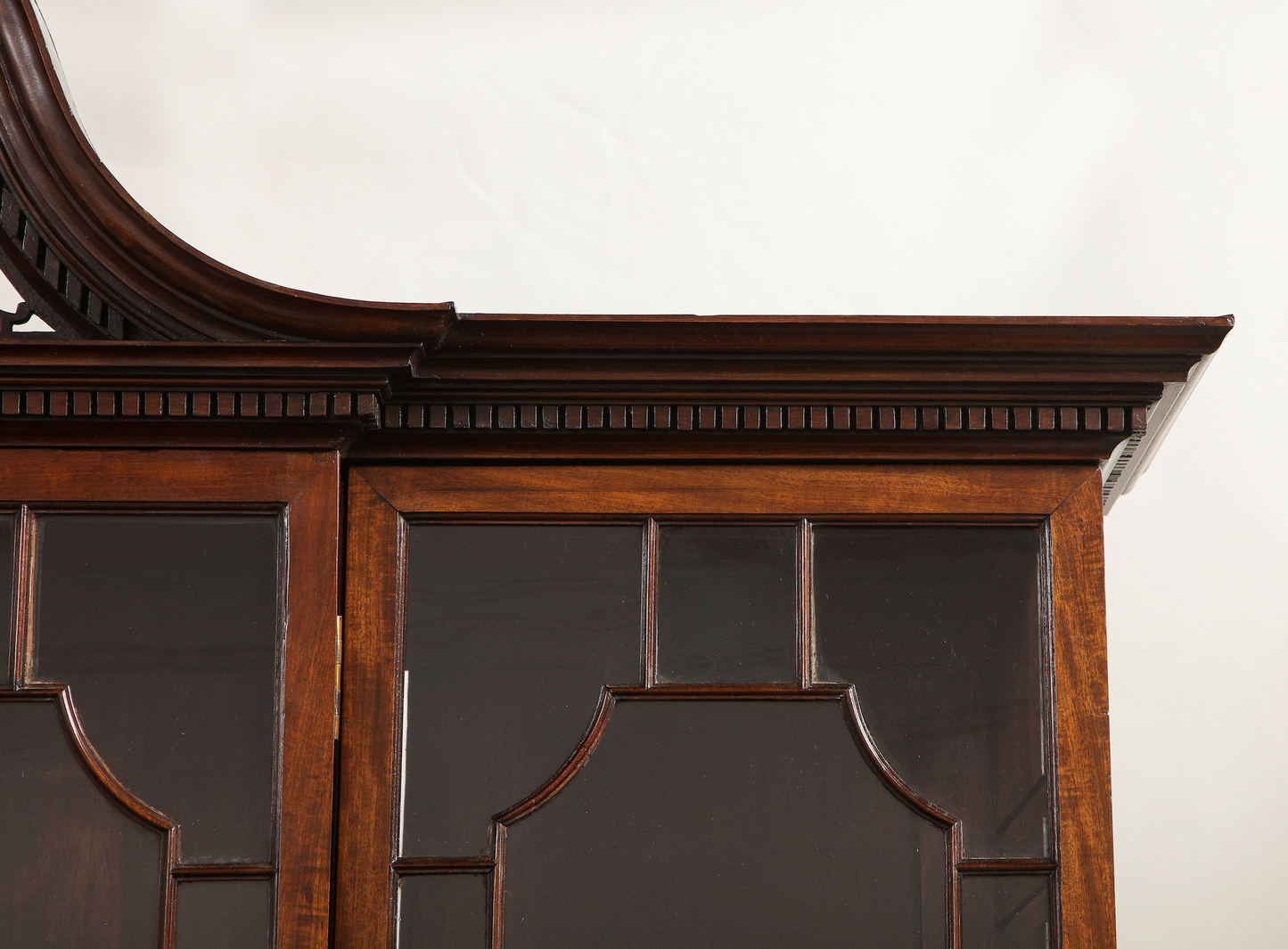Mahogany Breakfront Bookcase Circa 1755
