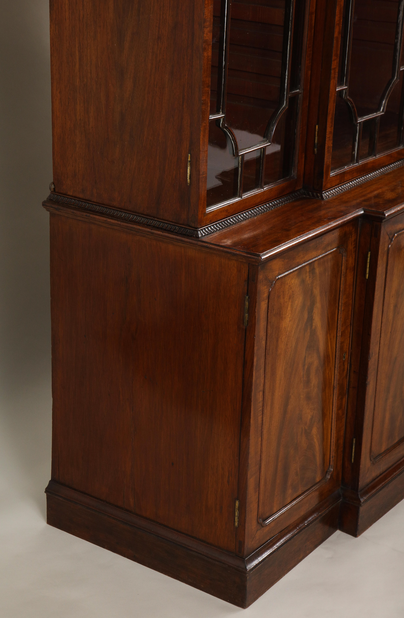 Mahogany Breakfront Bookcase Circa 1755