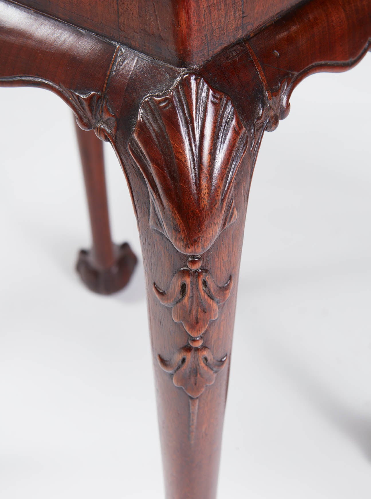 Irish mahogany tray top occasional table circa. 1760