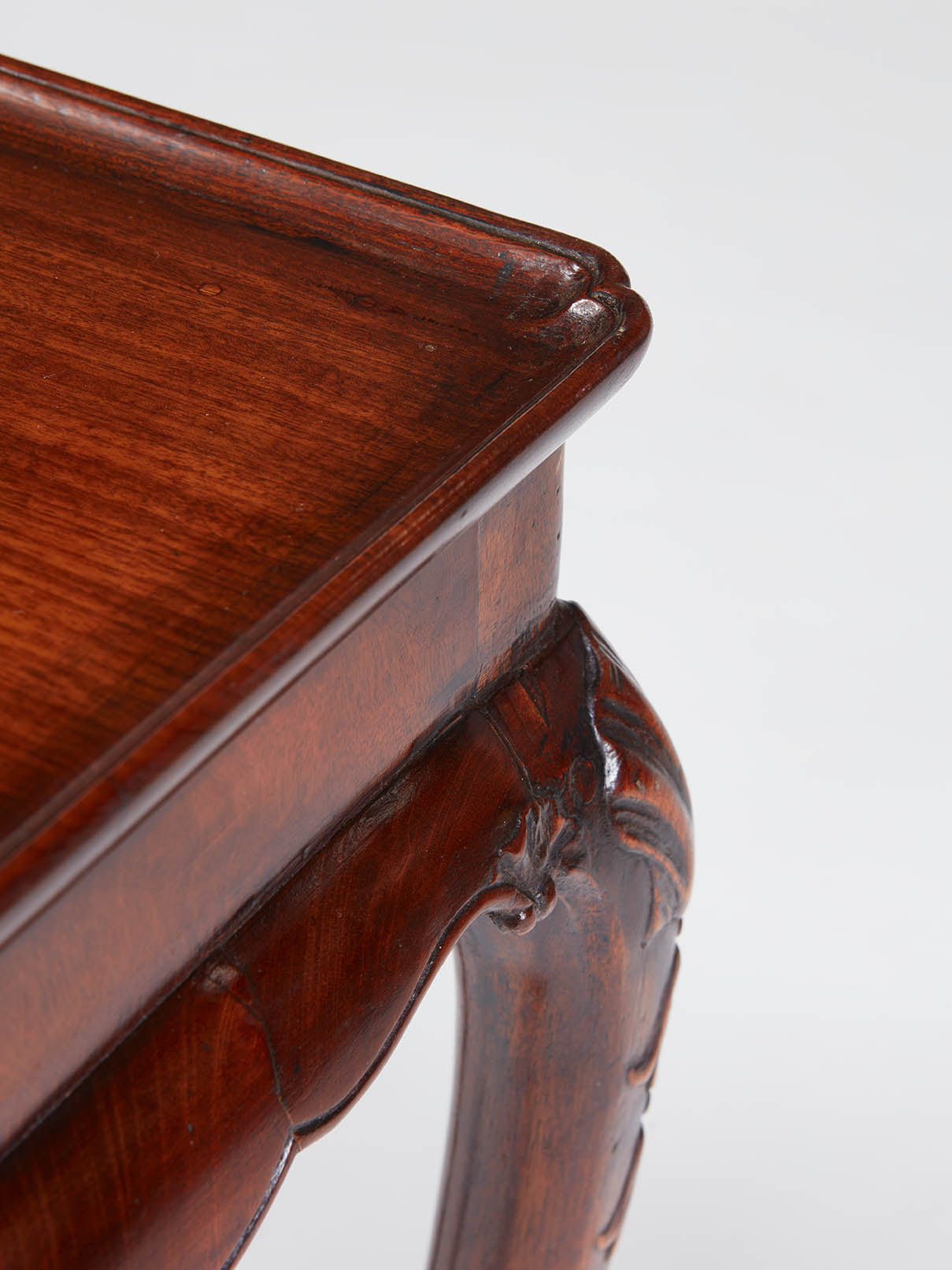 Irish mahogany tray top occasional table circa. 1760