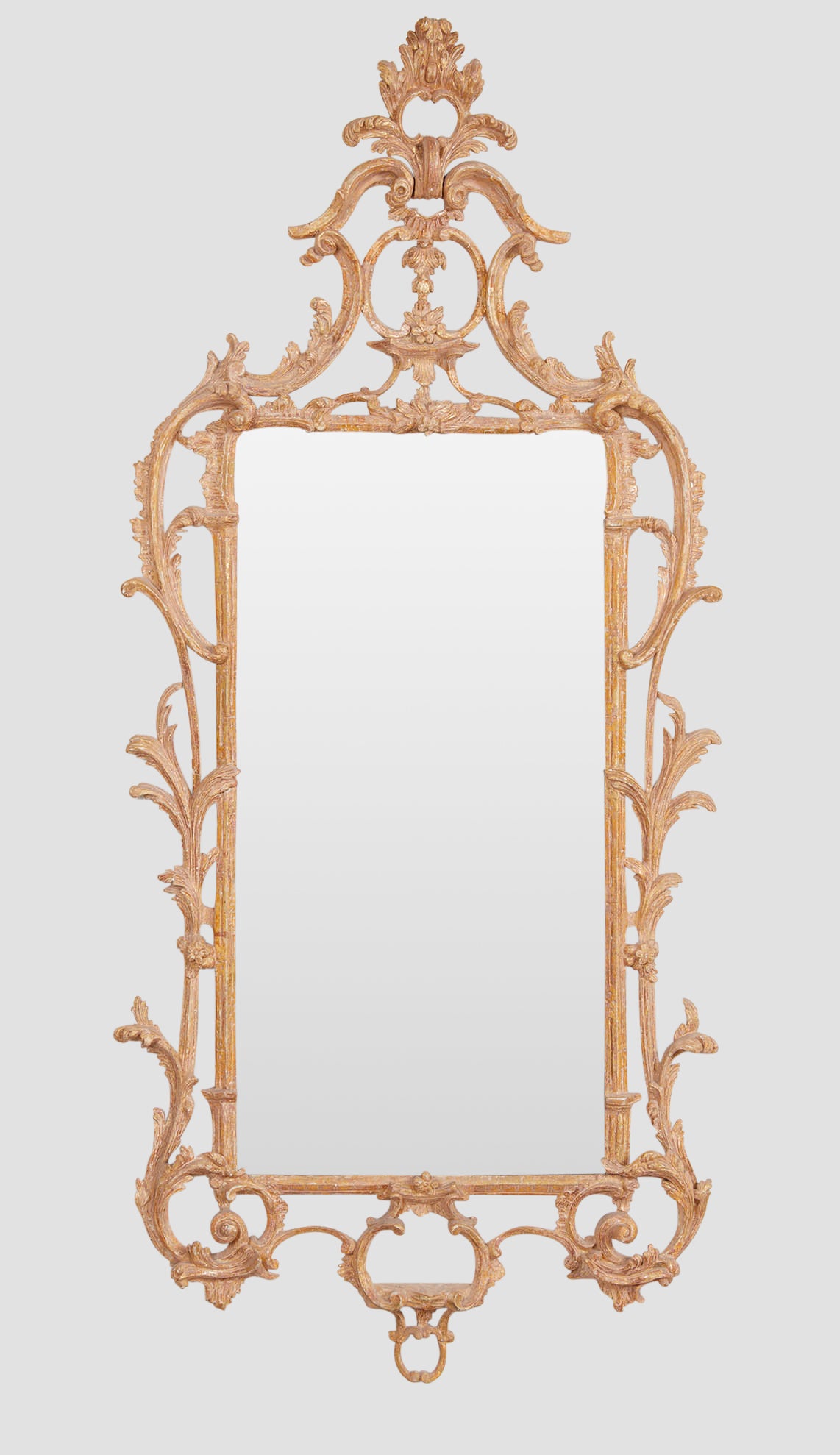 Tall Rococo Giltwood Pier Mirror