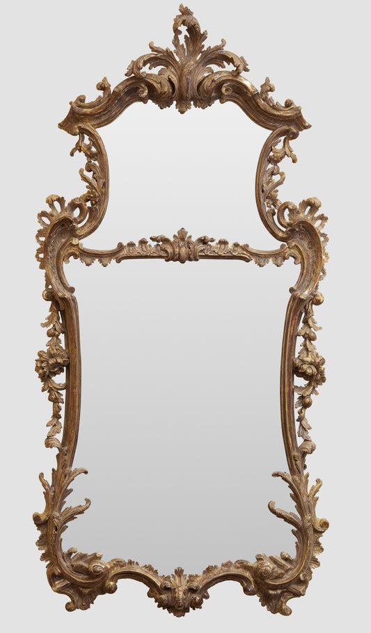 Rococo Carved Mirror Restored Edwards & Roberts