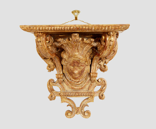 Carved and Gilded Bracket in Style of Daniel Marot