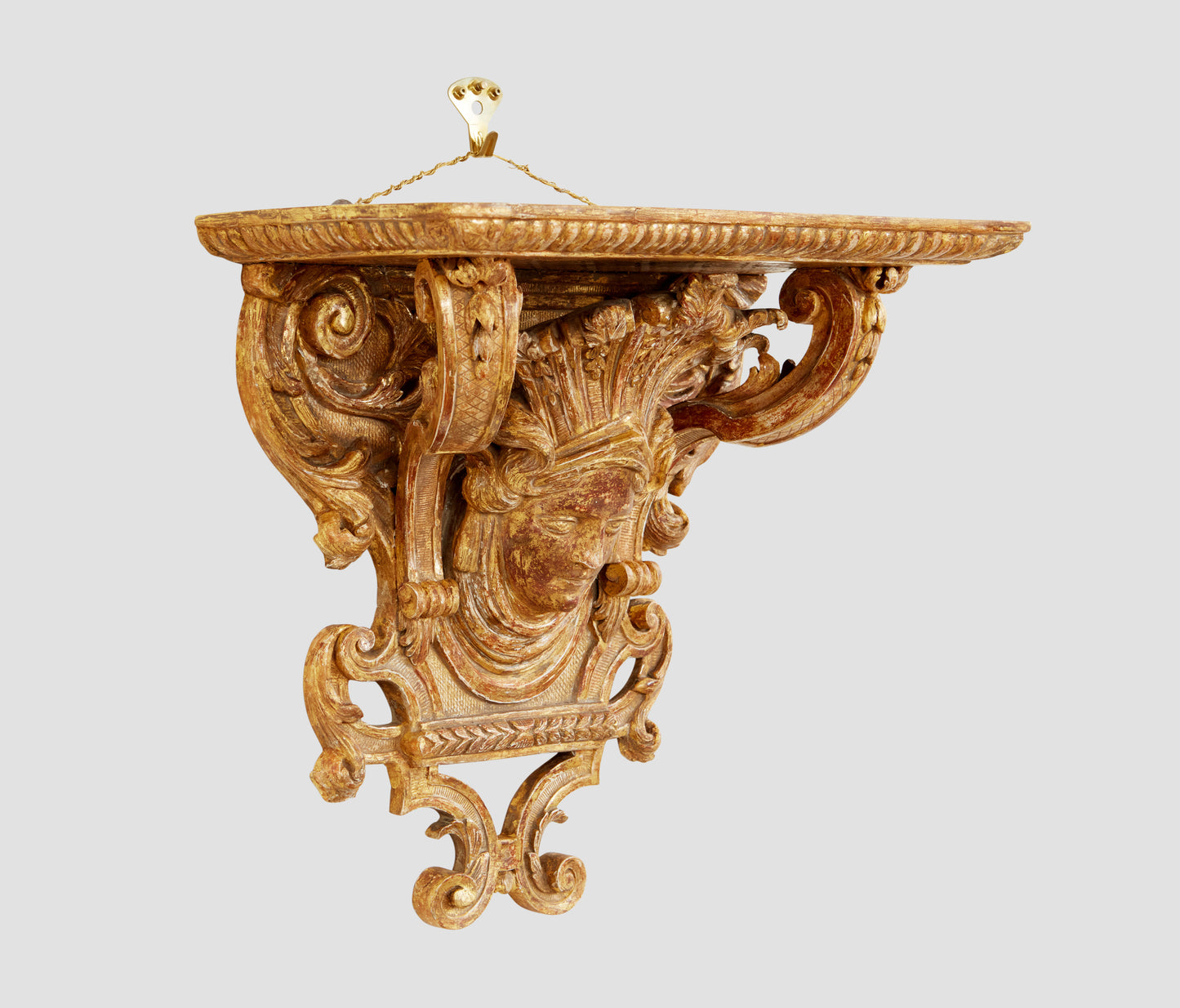 Carved and Gilded Bracket in Style of Daniel Marot