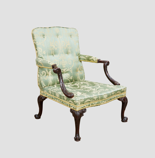 Mahogany Gainsborough Open Armchair