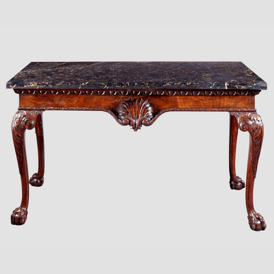 George II Walnut Console Table