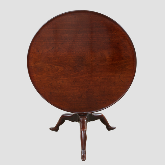Fine Isle of Man Mahogany Tripod Table, circa 1770