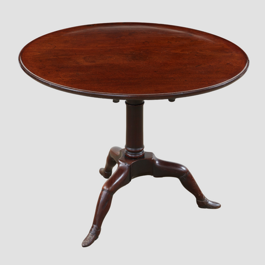 Fine Isle of Man Mahogany Tripod Table, circa 1770