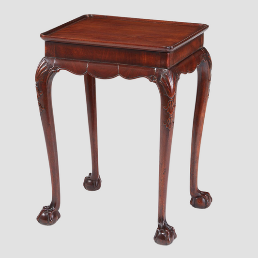 Irish mahogany tray top occasional table circa. 1760