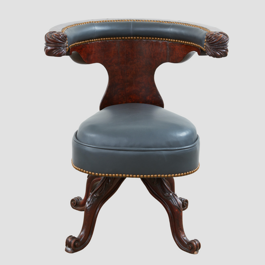Mahogany Swivel Reading Chair c. 1755