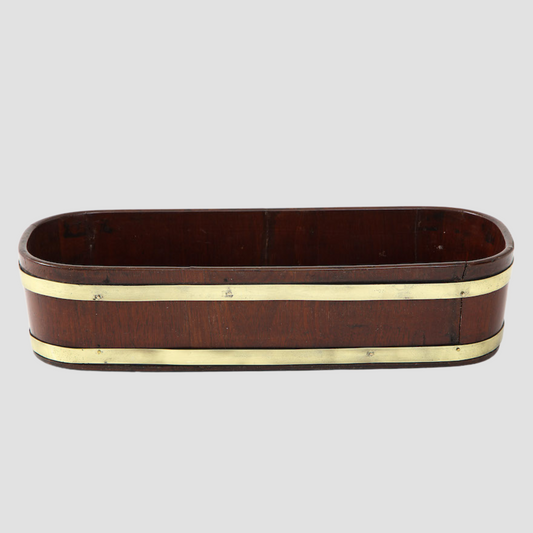 Mahogany Brass Bound Bread Tray