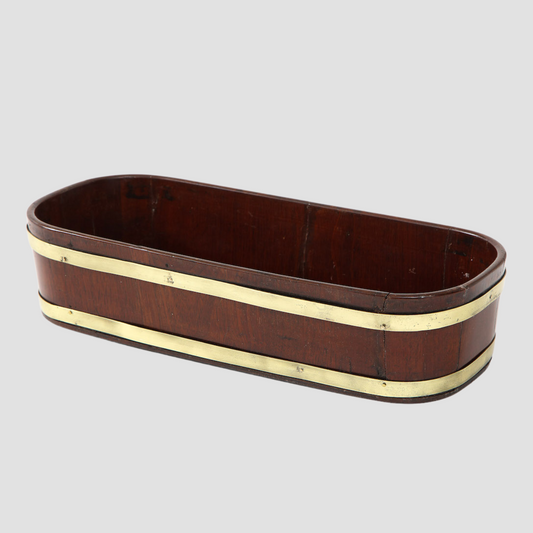 Mahogany Brass Bound Bread Tray