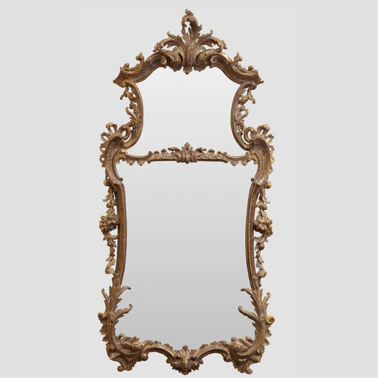 Rococo Carved Mirror Restored Edwards & Roberts