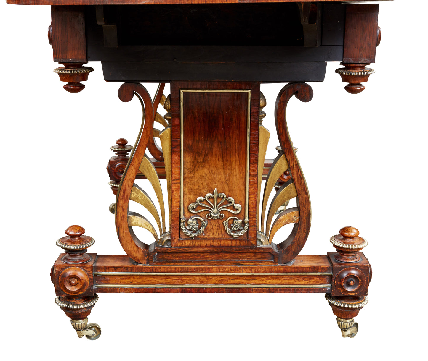 George Bullock Style Sofa Table of Rosewood and Oak, circa 1830