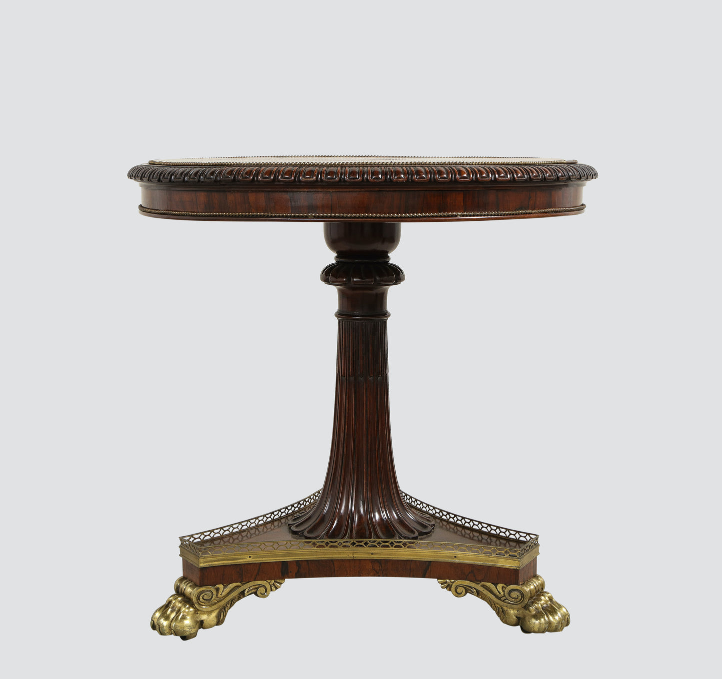 Regency Porphyry & Specimen Marble Table