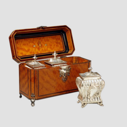 Satinwood Tea Caddy